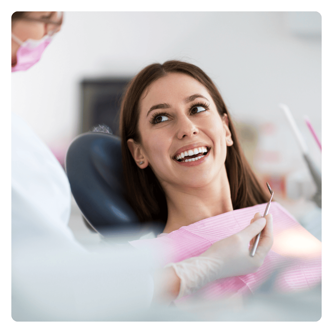 Happy dental patient Happy dental patient