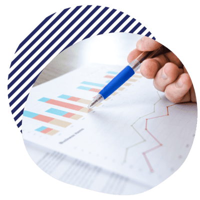 Results graph in a report